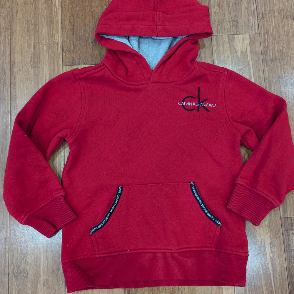 Calvin Klein Kids Red Hoodie